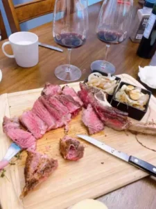 Click to view full screen Australian tomahawk steak, approximately 1.2 kg. photo review